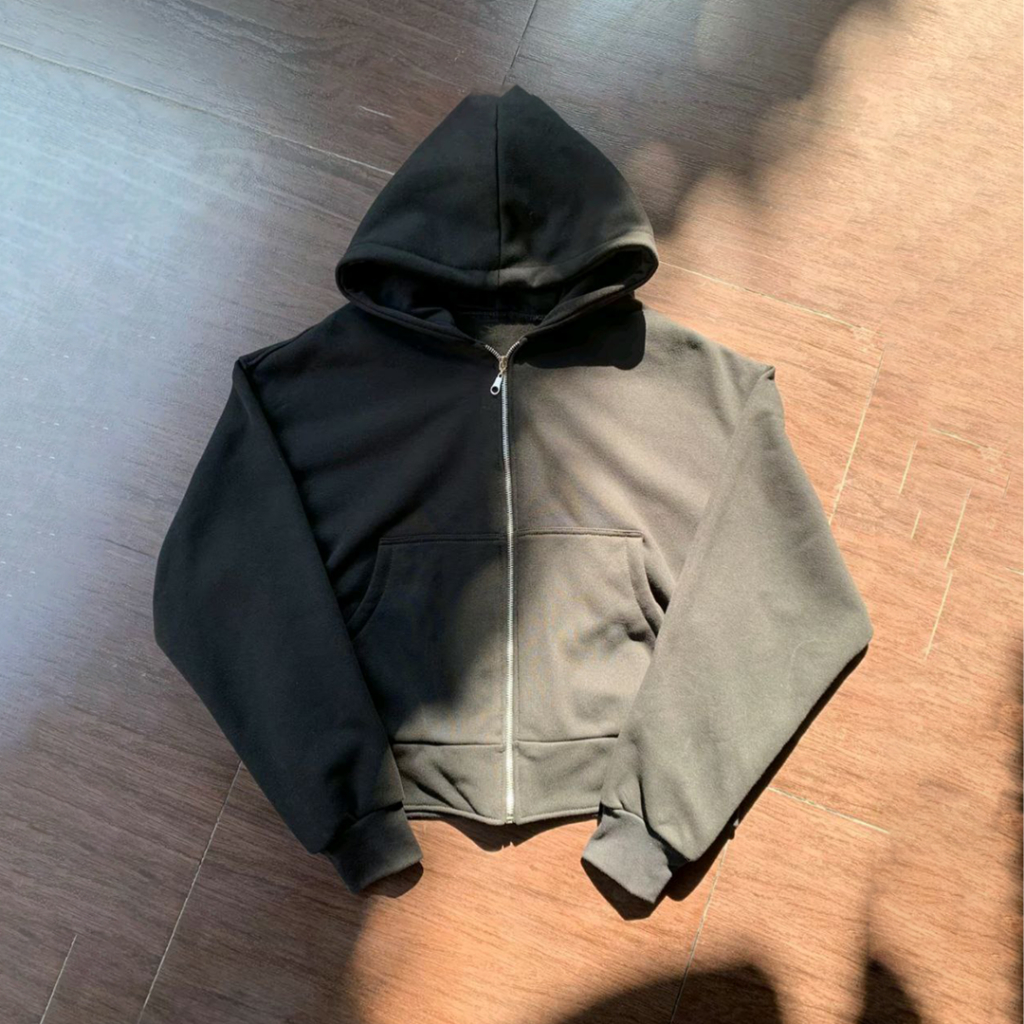 Hoodie Zipper boxy cut