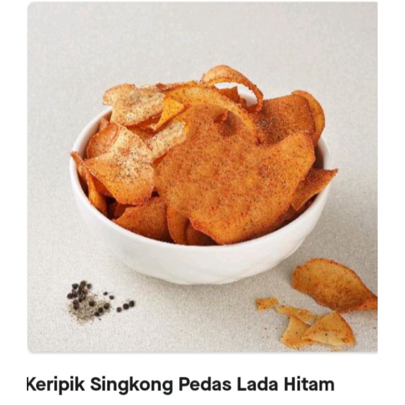 keripik singkong pedas lada hitam