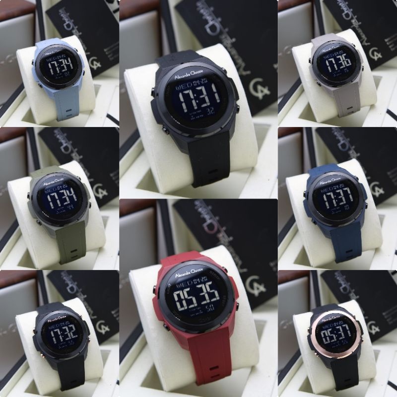 ORIGINAL Jam Tangan Pria / Wanita Alexandre Christie AC 9342 Rubber Original Garansi Resmi 1 Tahun
