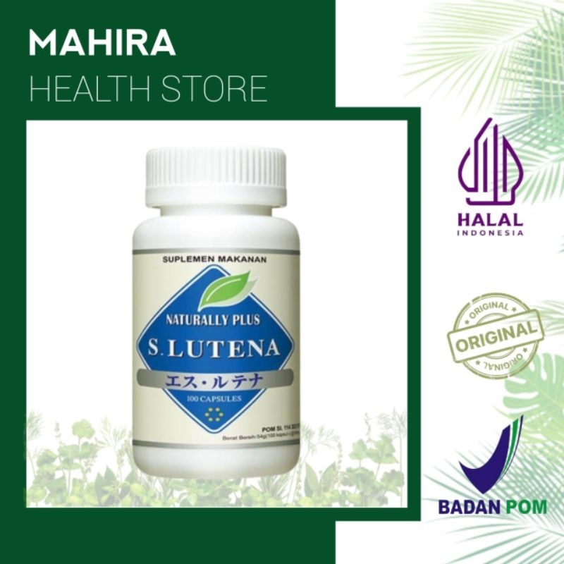 S Lutena Naturally Plus Japan Suplemen Kesehatan Mata Rabun & Katarak Ampuh