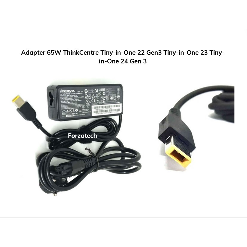 Adapter 65W ThinkCentre Tiny-in-One 22 Gen3 TIO 23 TIO Gen 3 New Bergaransi 3 Bulan