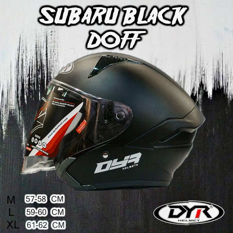 DYR SUBARU SOLID WARNA PAKET GANTI VISOR SILVER/BLUE