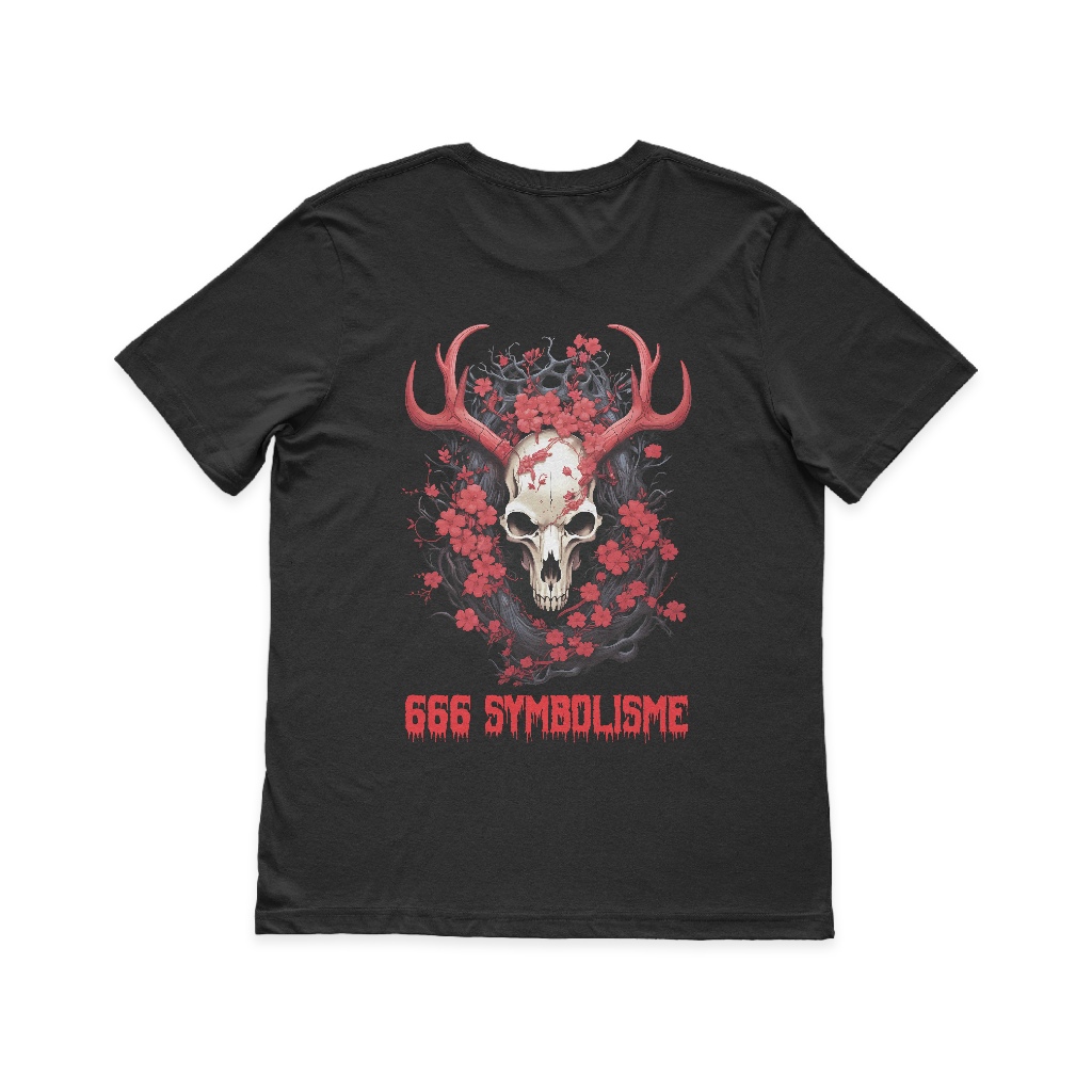 Tshirt Distro Kaos Satanic 666 Symbolisme