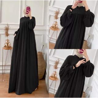 GAMIS HITAM/GAMIS HITAM CRINKLE/RAYON/GAMIS A-LINE LD 110-120/GAMIS SIMPLE/GAMIS MAYUNG/GAMIS BUSUI 