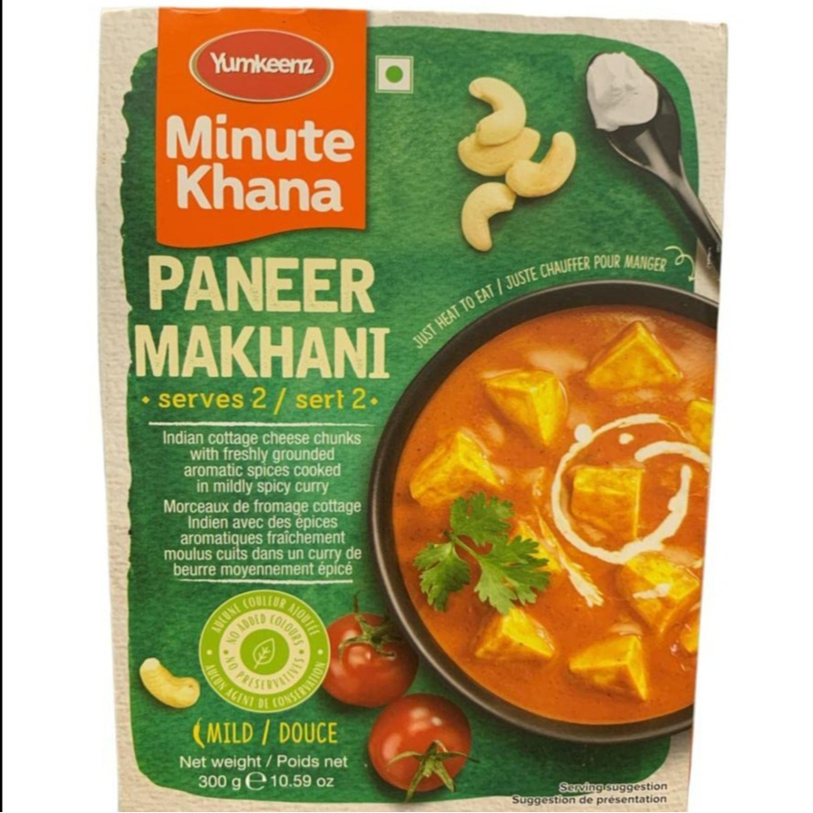 

PANEER MAKHANI MINUTE KHANA 300G YUMKEENZ BY HALDIRAM'S