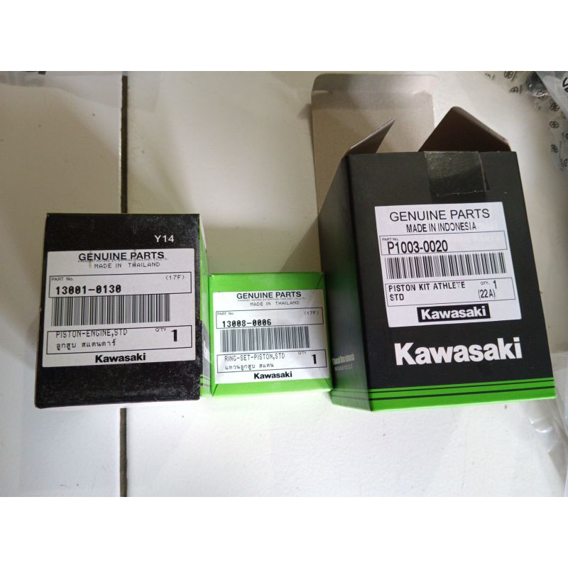 piston+ring piston Kawasaki Athlete 125 Standar (Os:0)