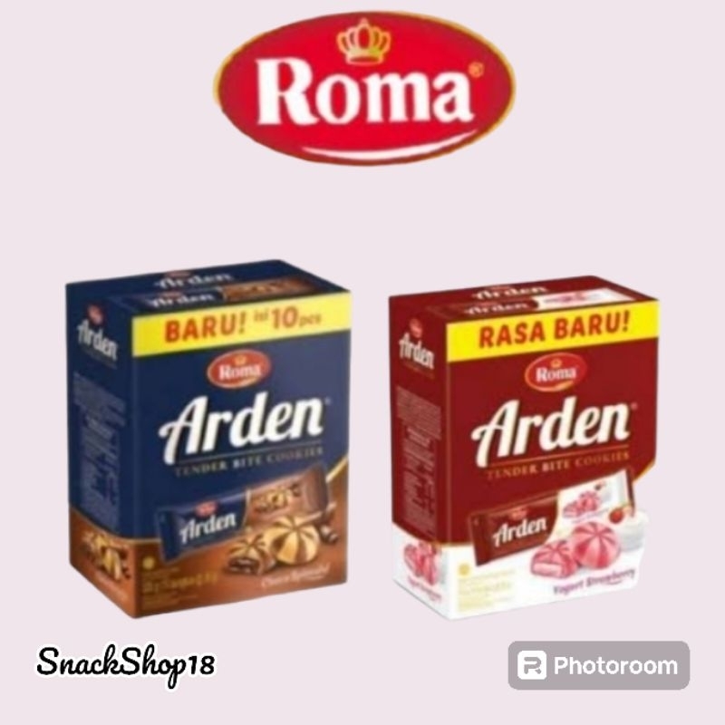 

Roma Arden Cookies Choco Splendid Dan Yoghurt Strawberry 1 Box isi 10 Bungkus