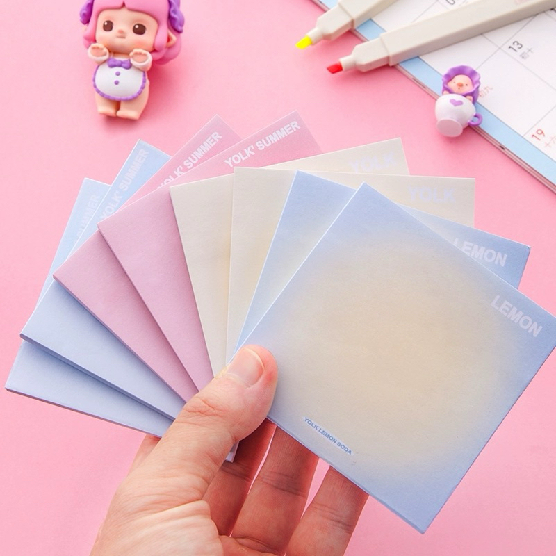 

Sticky Notes Memopad Persegi Motif Gradasi Serba Guna Kertas Memo Proof Untuk Pembelian Photocard Murah Aesthetic