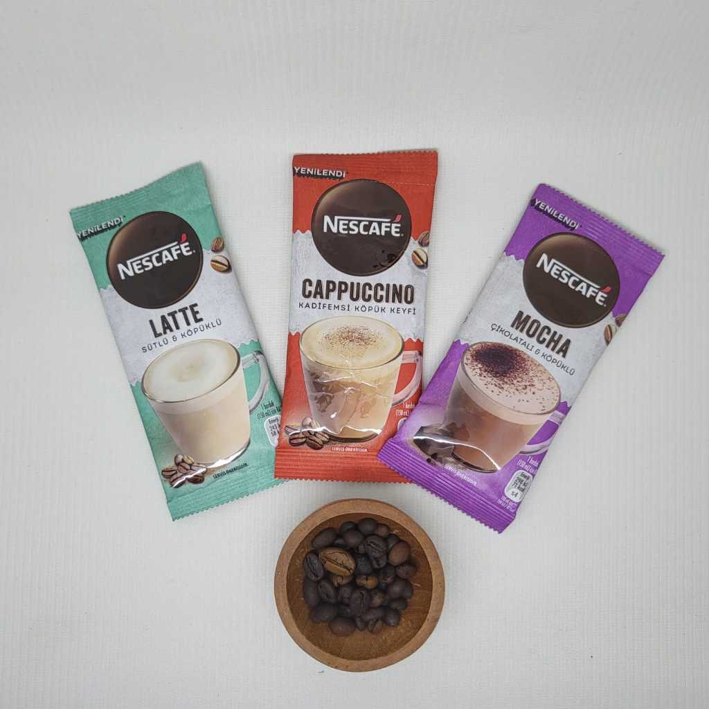 

Nescafe sachet - Kopi nescafe - kopi instan import| Nescafe 100% original Turkiye
