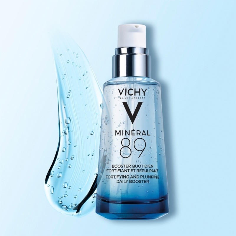 Vichy Serum 50ml /Vichy Mineral 89 Penguat Wajah Harian dengan Asam Hyaluronic/Vichy Mineral Essence