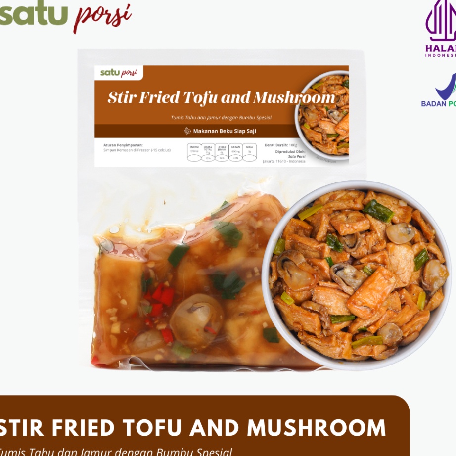 

Terbaru Satu Porsi Stir Fried Tofu and Mushroom