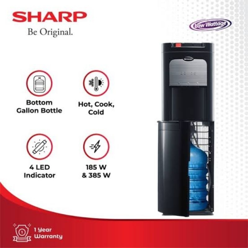 Dispenser Sharp Galon bawah kompresor 72-EHL
