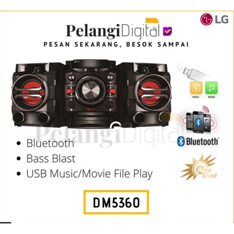 PROMO HIFI LG DM5360 - DVD , BLUETOOTH, USB