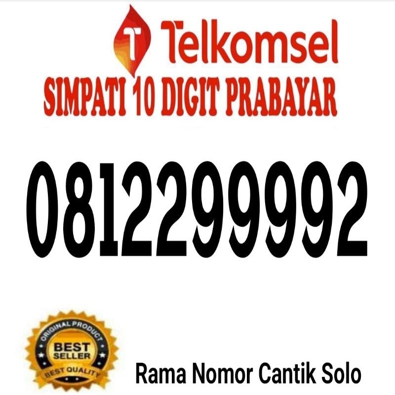 Nomor Cantik Telkomsel Simpati 10 digit Prabayar Super Hoki Istimewa