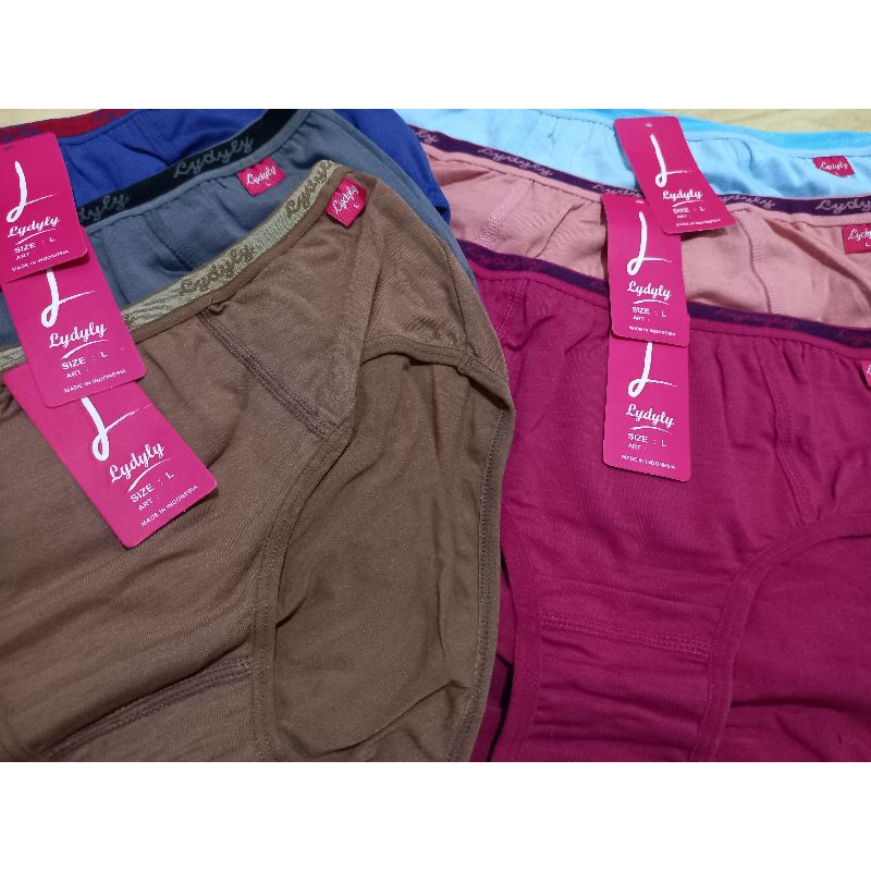 6pcs Celana Dalam Wanita Dewasa L 120 - LYDYLY Size M - XXL