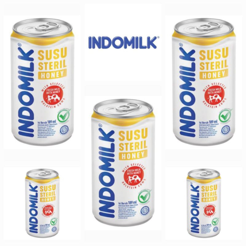 

Indomilk Susu Steril Honey Susu Rasa Madu Lemak Penuh 189 Ml