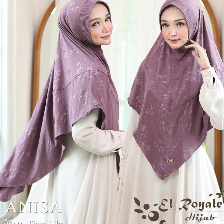 V44859 HIJAB INSTAN KHIMAR SYARI ANISA ORI EL ROYALE