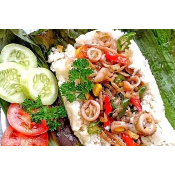 

COD promo nasi bakar cumiayam suwirtongkol mix kemasan thinwall