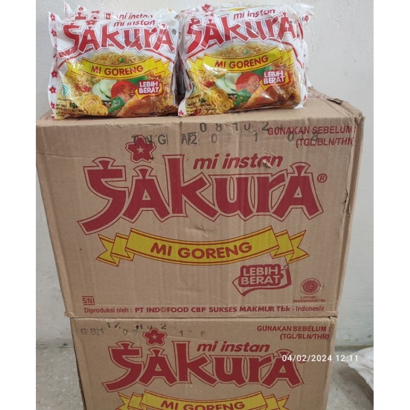 

Sakura mie Instant 60 gram isi 5pcs