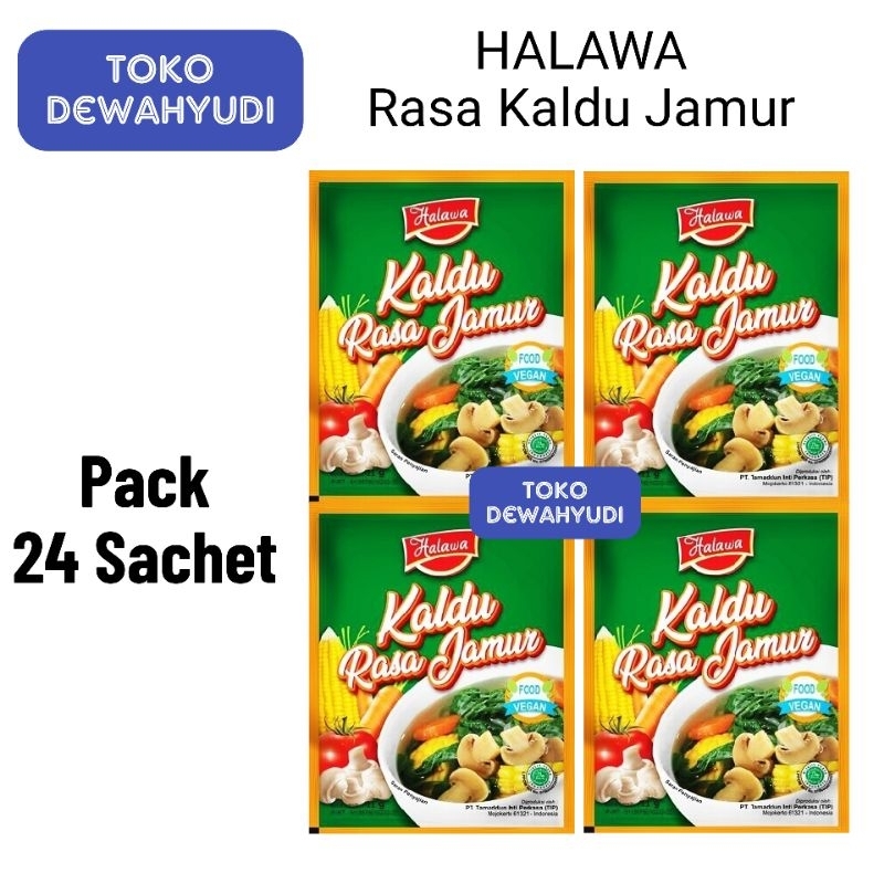 

HALAWA Rasa Kaldu Jamur Per Pack ( 24 Sachet)