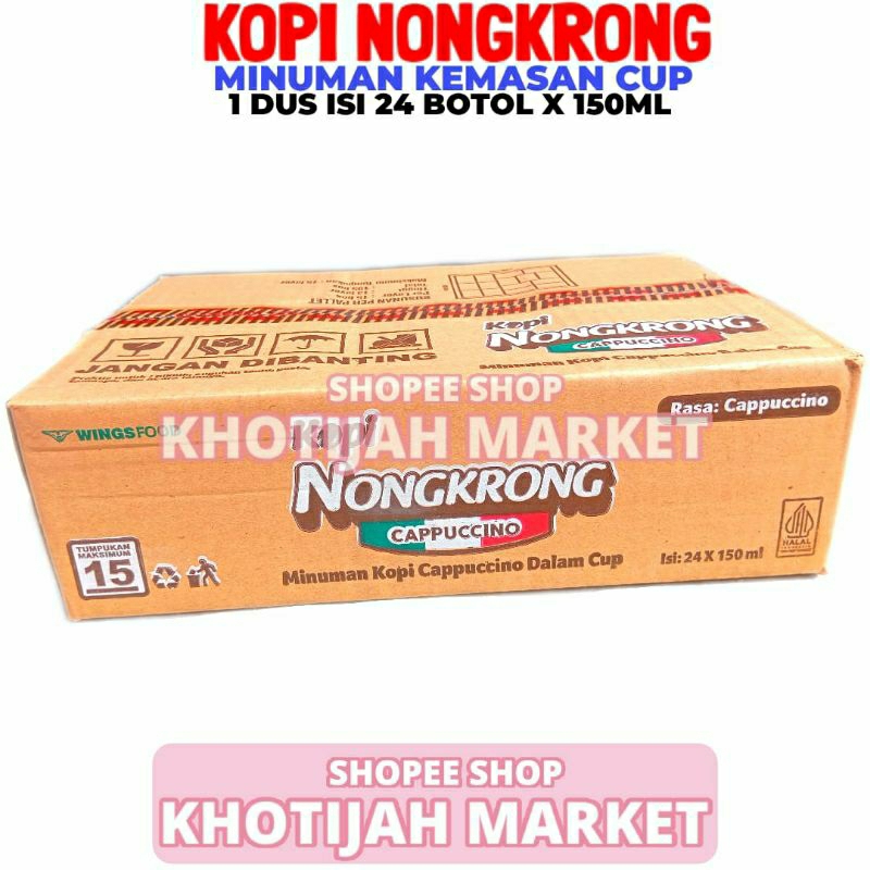 

Kopi Nongkrong 1 Dus Isi 24 Cup 150ML