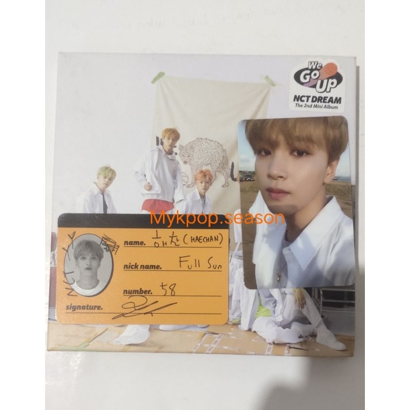 (BACA DESC) READY STOCK UNSEALED ALBUM FULLSET NCT DREAM WE GO UP PC HAECHAN CC LIMITED EDITION HAEC