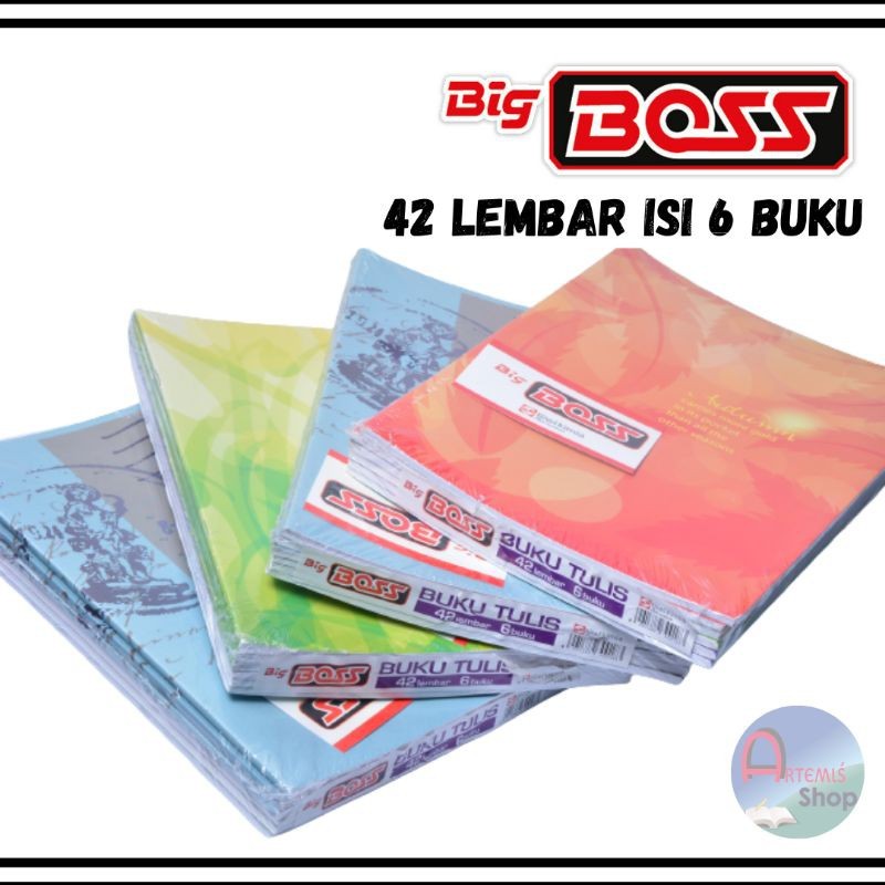 

BUKU TULIS BIGBOSS 42 LEMBAR ISI 6 BUKU [ atk galery ]