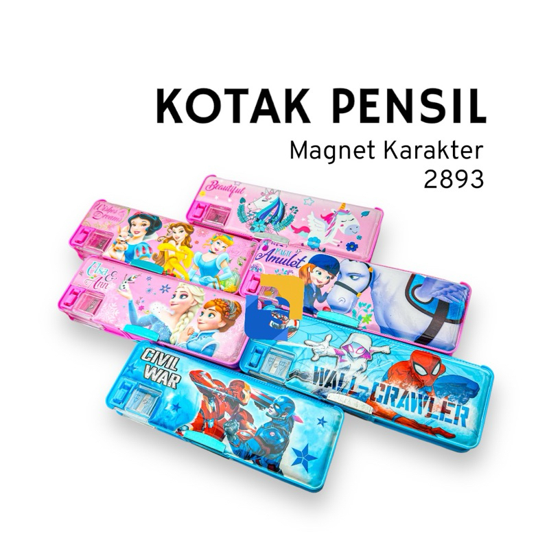 

Kotak Pensil Magnet Karakter Fancy 2893 / Kotak Pensil 2 Rautan Termurah - 1 Pcs