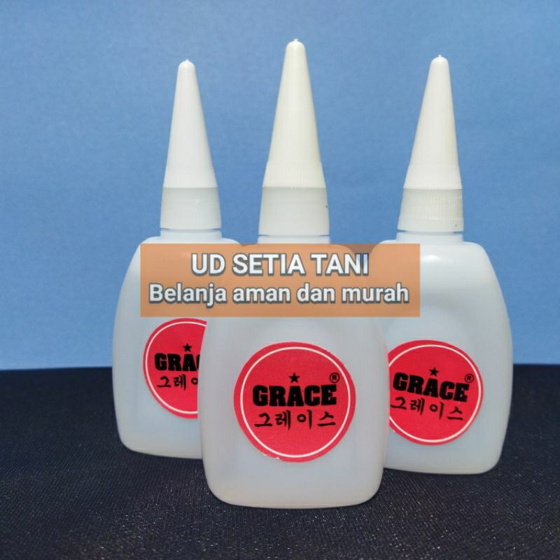 

[COD]Perekat Cair 3 detik Grace Adhesive Cyanoacrylate jumbo[1botol/pcs]