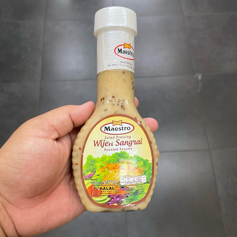 

salad dressing wijen sangrai roasted sesame maestro 237gr