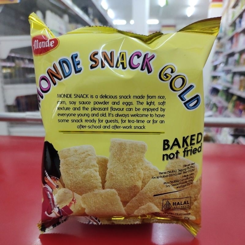

Monde snack gold 27gr