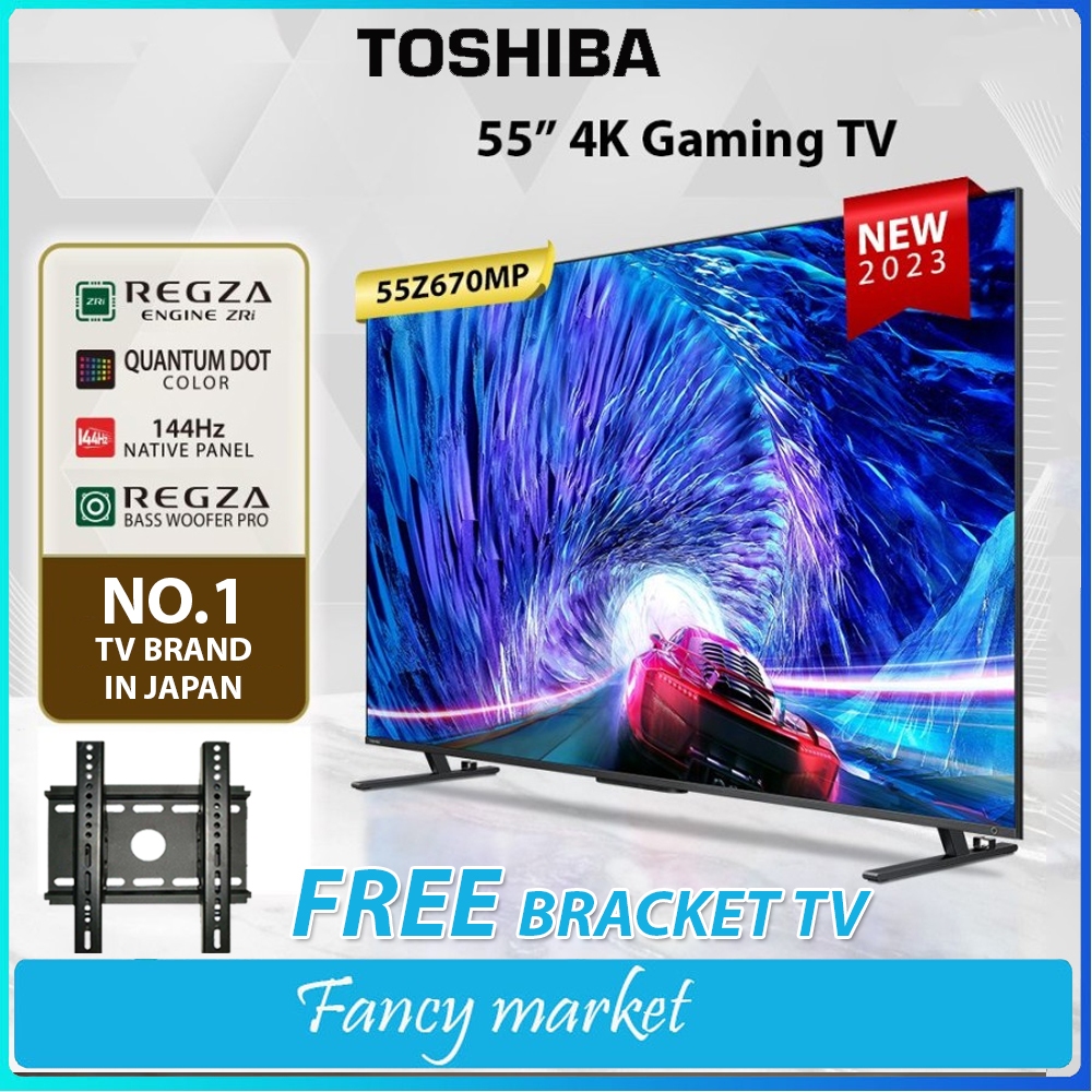 TOSHIBA GAMING TV 4K UHD TV TOSHIBA 55Z670MP 55" Inch 144Hz Gaming TV - Garansi Resmi