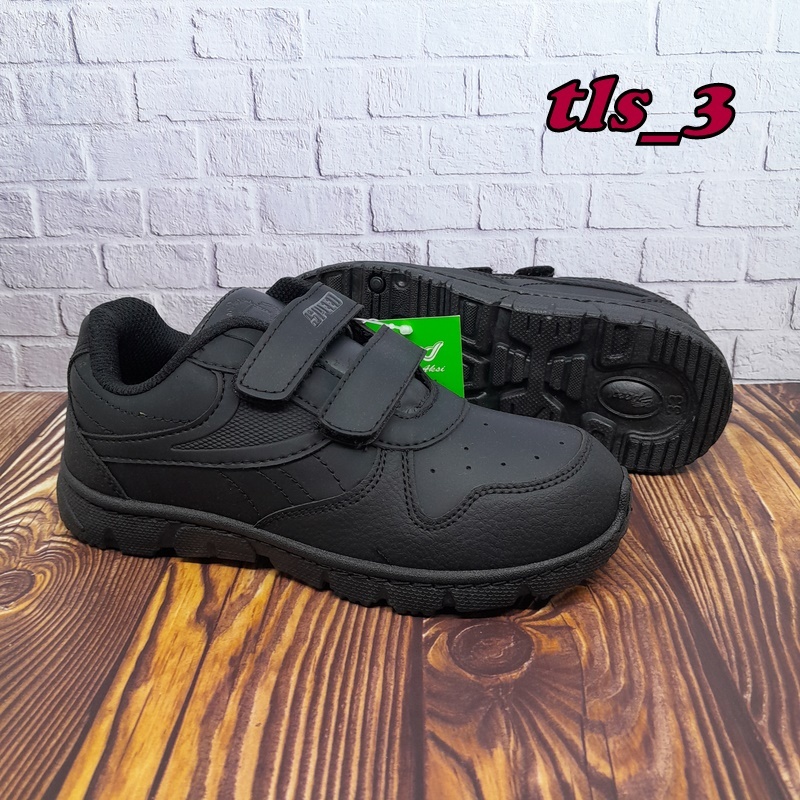 Sepatu Anak Sekolah Speed & Loggo Velcro 28-35 Laki Perempuan Original