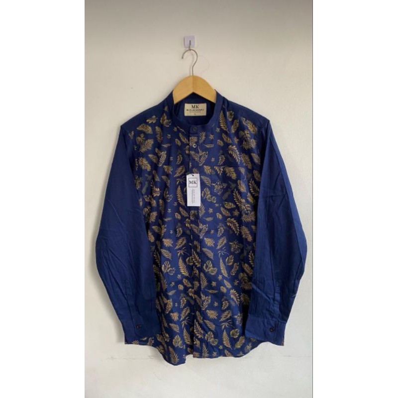 Kemeja koko bahan katun adem nyerap keringat koja