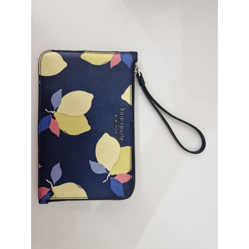 Kate Spade Cameron Lemon Zest Mediun L-zip Wrislet