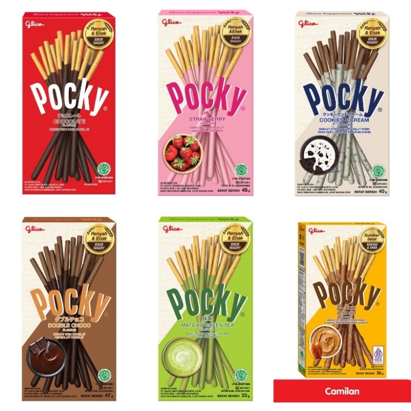 

Pocky Biskuit Stick Berbagai Varian Rasa