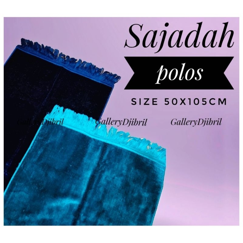 Sajadah polos midi dewasa/ Sajadah dewasa polos tebal