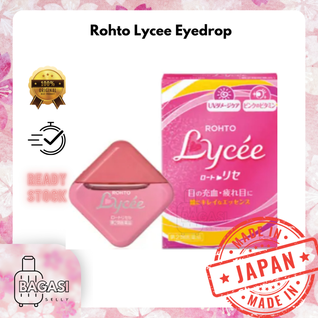 Rohto LYCEE Eye Drops Tetes Mata Jepang Japan