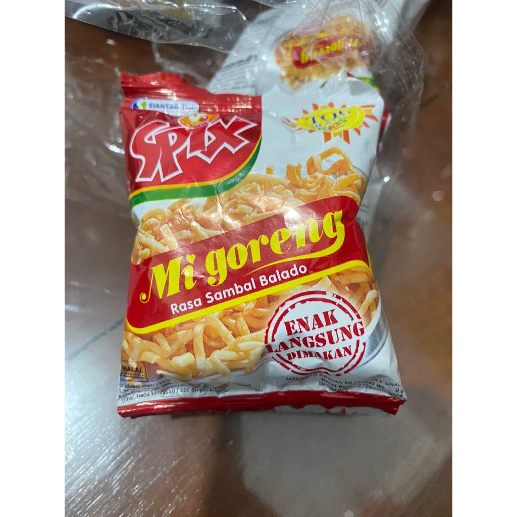 

Jajan Spix Mie Goreng 1 Pack 20 Bks 9Gram