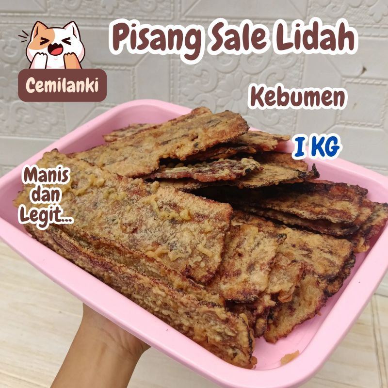 

sale pisang lidah 1 kg asli kebumen manis dan legit