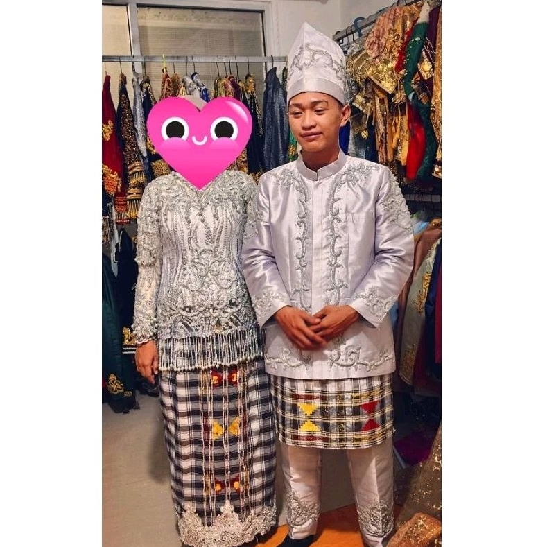 Hnna Renda Gaun Bordir Adat Tolaki Full Payet Gold & Silver