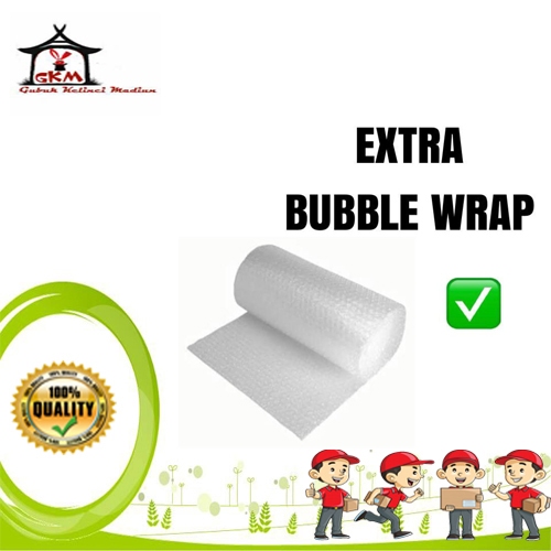 

Extra Bubble Wrap Untuk Packing Tambahan Barang Pecah Belah