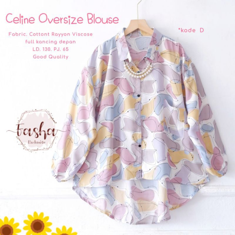 CELINE OVERSIZE BLOUSE