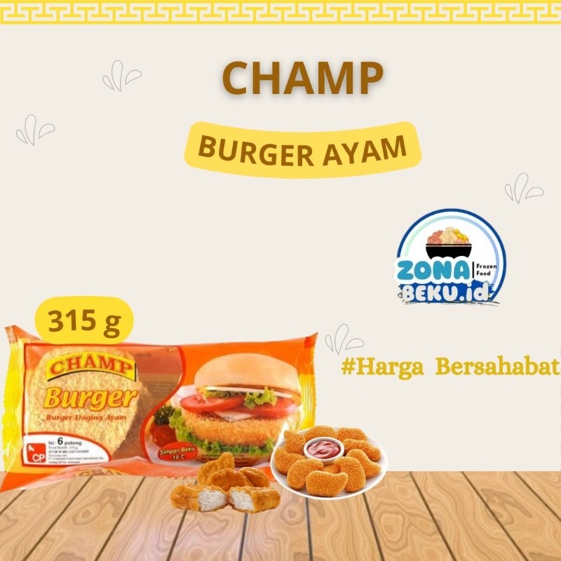 

CHAMP BURGER 315G