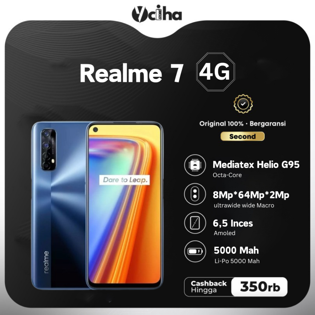 Realme 7 8 128gb second Realme