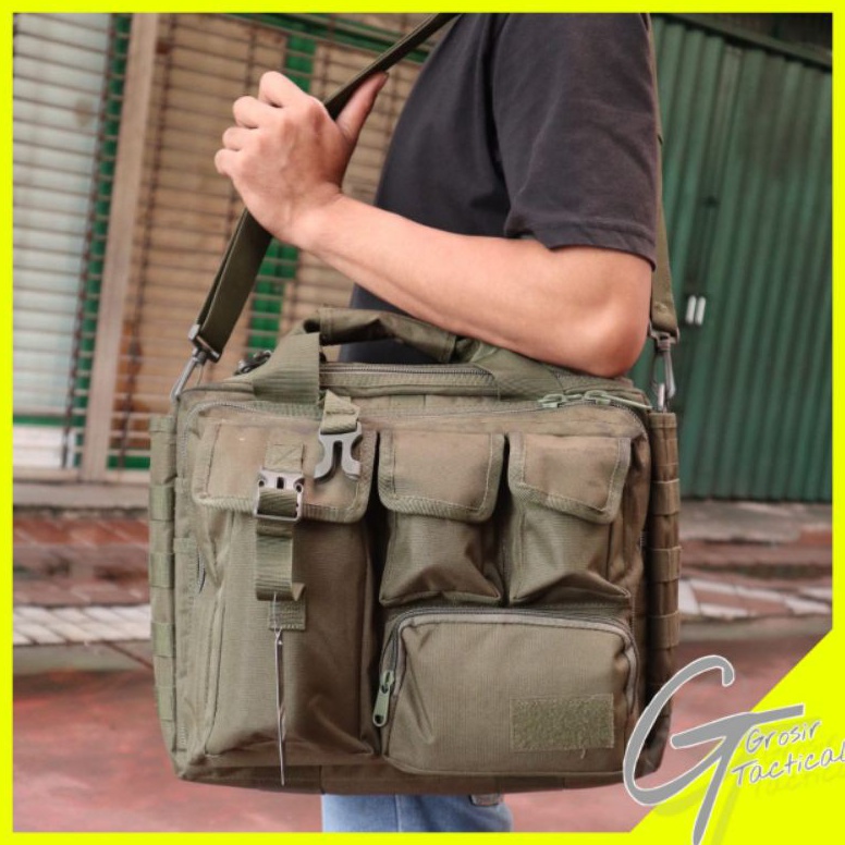 ART G43J T35 Tas Slempang PriaTas Slempang LaptopTas Slempang Tactical Bahan Kanvas Cordura ImportTa