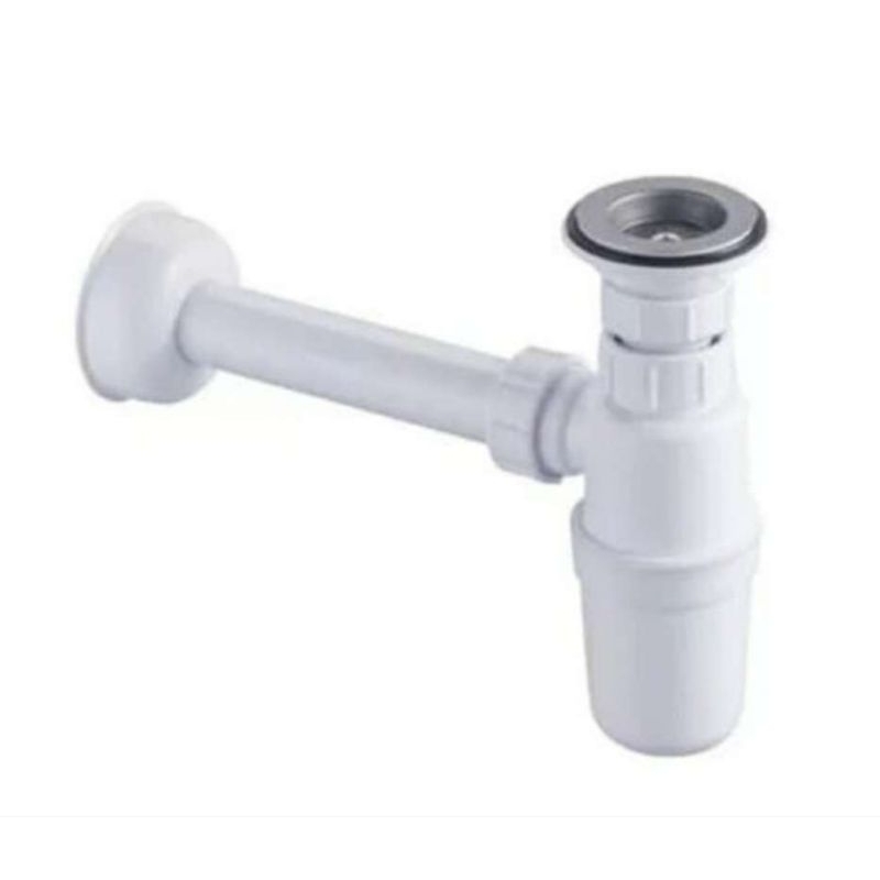 SIFON WASTAFEL PVC /AVUR PEMBUANGAN WASTAFEL 1 ¼" PLASTIK/PVC