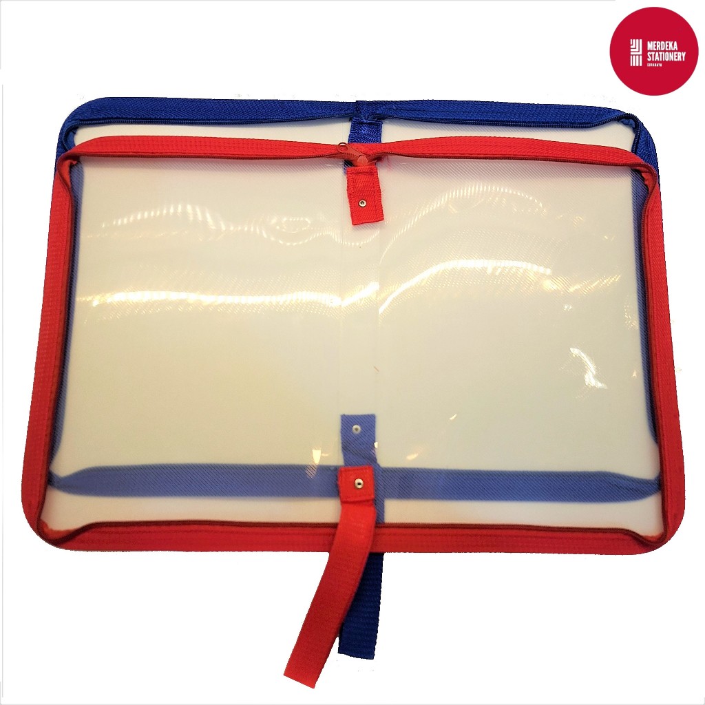 

File Organizer/Map/Dokumen Plastik Zipper/Ziper/Resleting Tebal A4 Murah