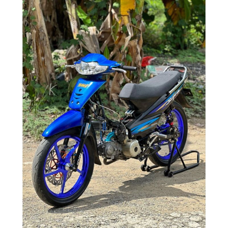 STRIPING SUPRA LAMA 110 1998 1999 ORI WARNA HITAM BIRU HIJAU MERAH BAHAN BERKUALITAS