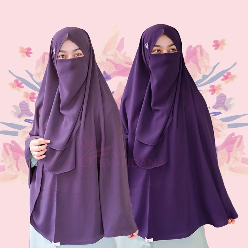 NESYA Hijab Syandana Non Pet Khimar Agen Banjarmasin Banjarbaru agen supplier grosir bisa cod Martap